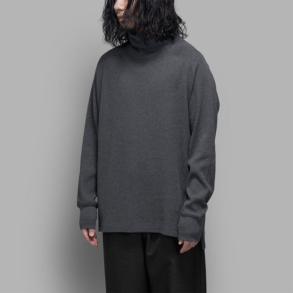 ANSNAM / ハイネックカットソー (Top Charcoal) | twelve