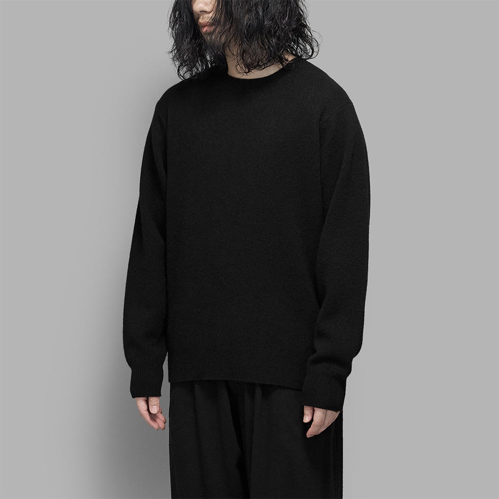 COMOLI / ラムズウール クルーネックニット