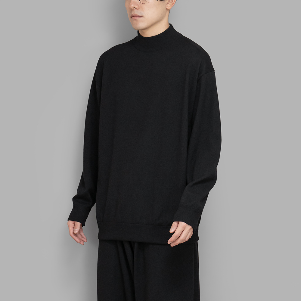 COMOLI / ウール モックネックニット