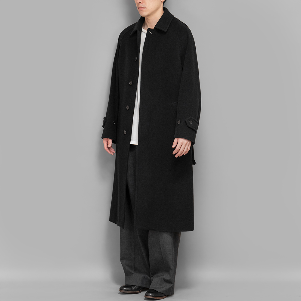 AURALEE / Super Fine Wool Mosser Soutien Collar Coat