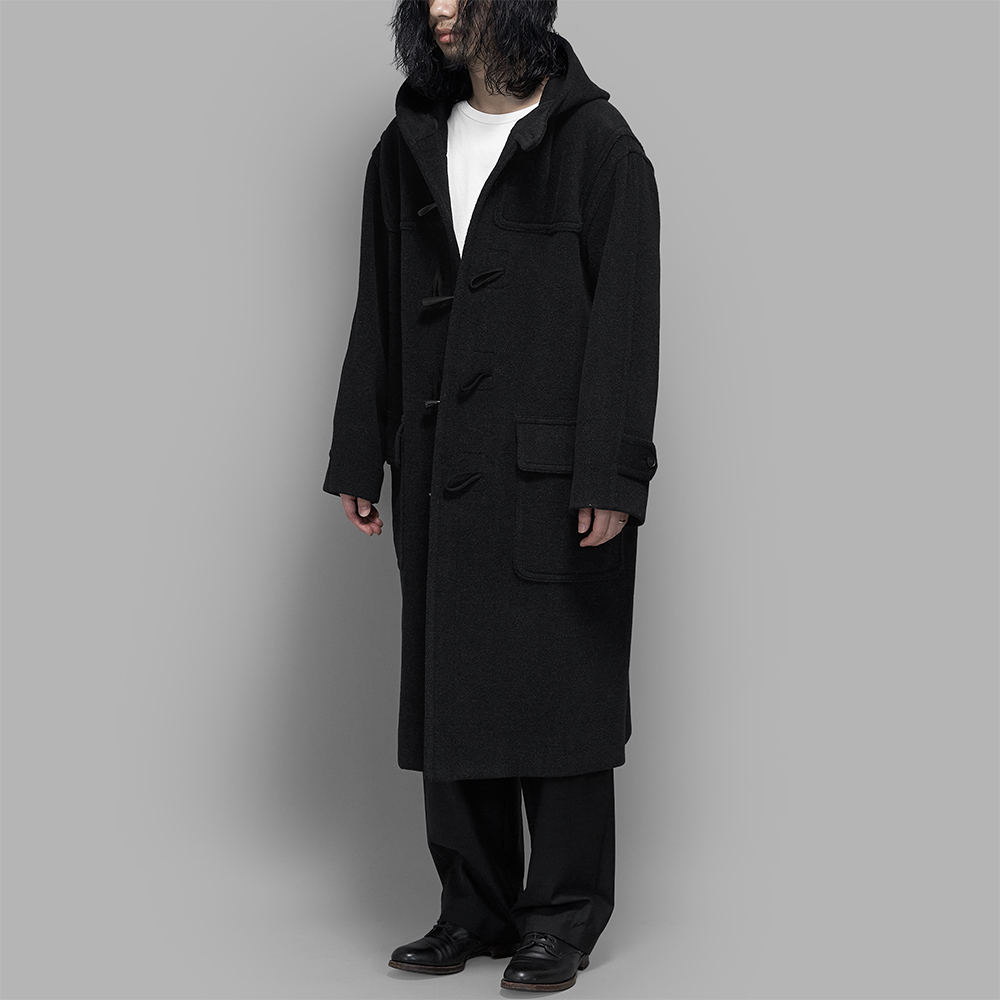 AURALEE / Wool Herringbone Duffle Coat