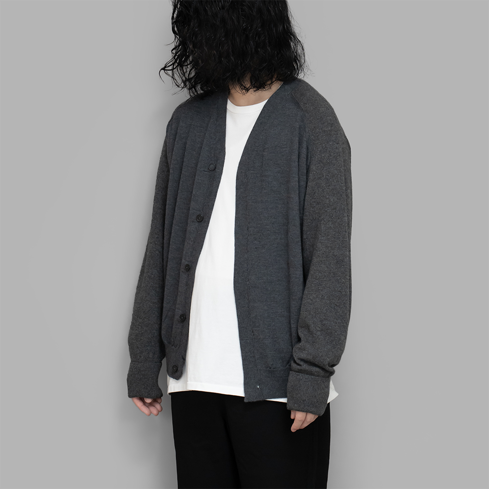 MAATEE&SONS / Combi V Cardigan (C.Gray)