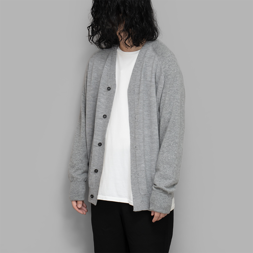 MAATEE&SONS / Combi V Cardigan (L.Gray)