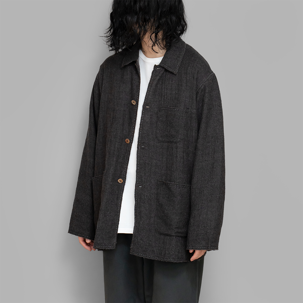 MAATEE&SONS / Gupta Wool W Face Coverall (Charcoal)