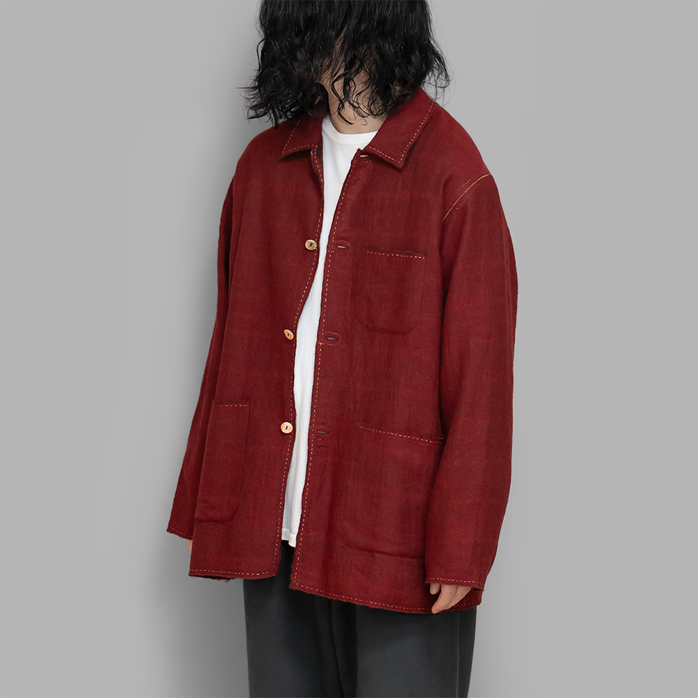 MAATEE&SONS / Gupta Wool W Face Coverall (Red)