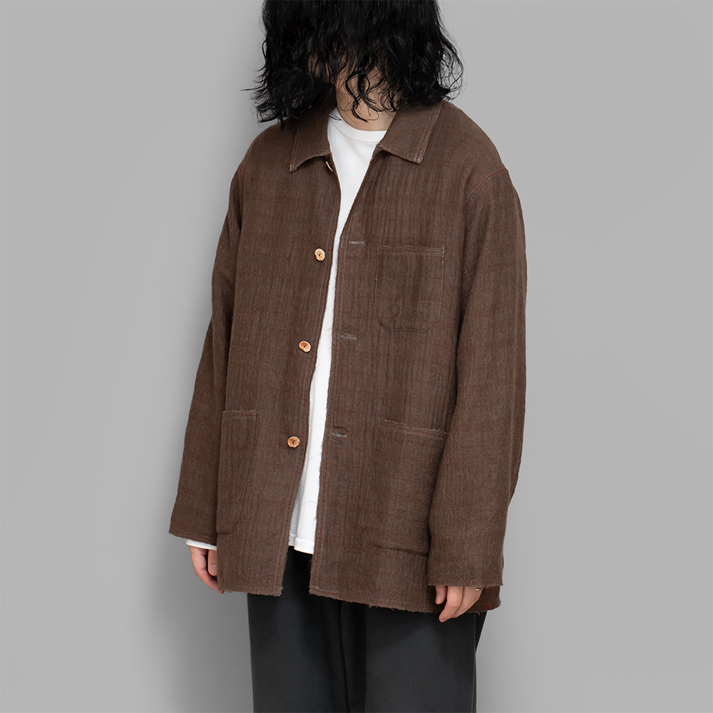 MAATEE&SONS / Gupta Wool W Face Coverall (Brown)
