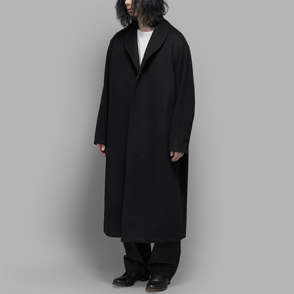 AURALEE / Super Fine Wool Mosser Shawl Collar Coat