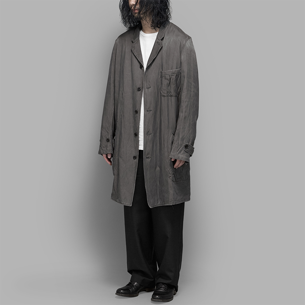 m’s braque / One Wash Stand Collar Work Coat