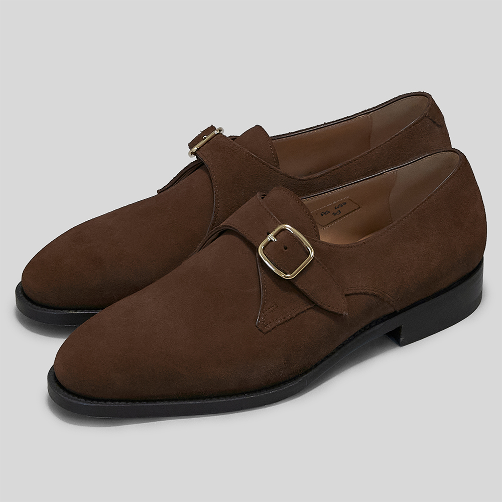 F.lli Giacometti / Single Monk Strap Shoes (Snuff)