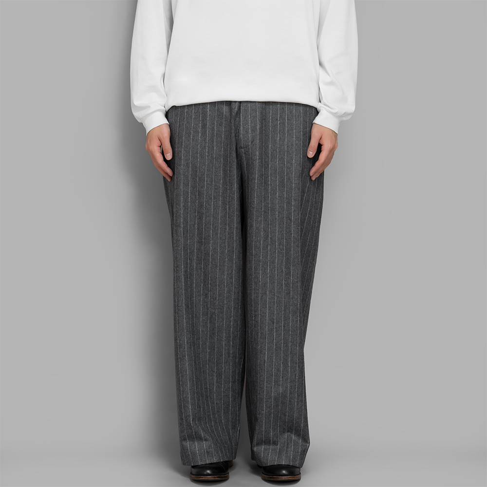 I am dork / Work Pants (Flannel-Gray Stripe)