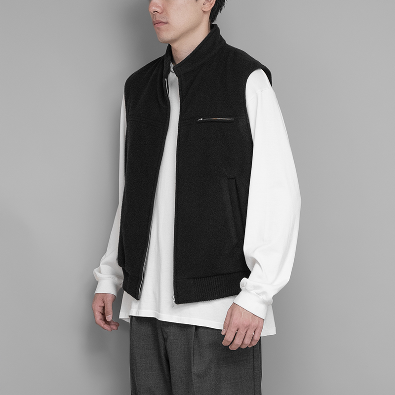 AURALEE / Cashmere Wool Mosser Vest