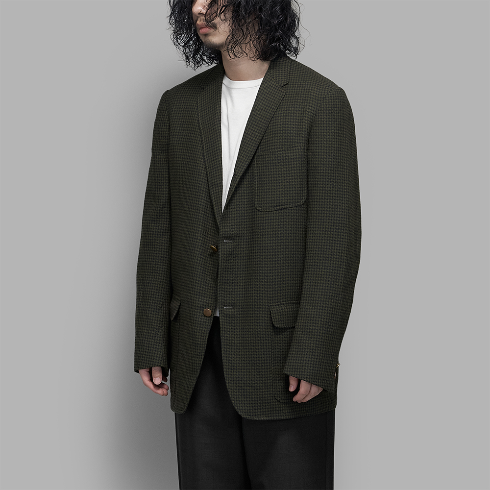 USED / Vintage Tweed Houndstooth Blazer