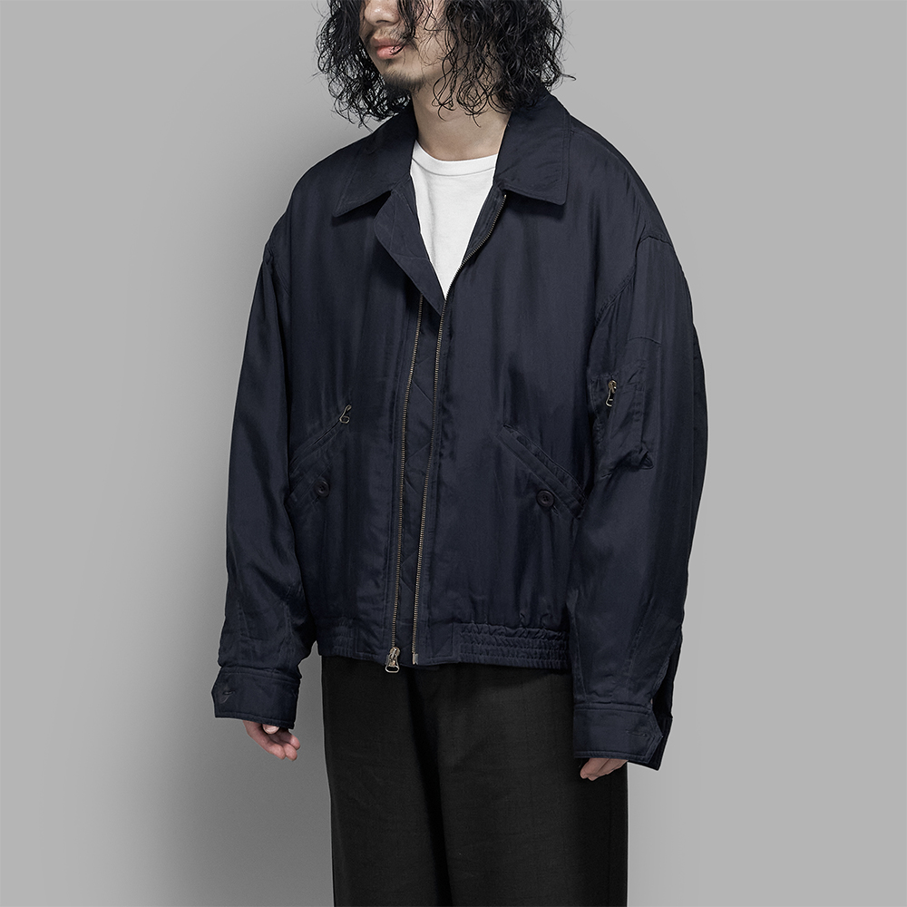 USED / Silk Padded Flight Jacket