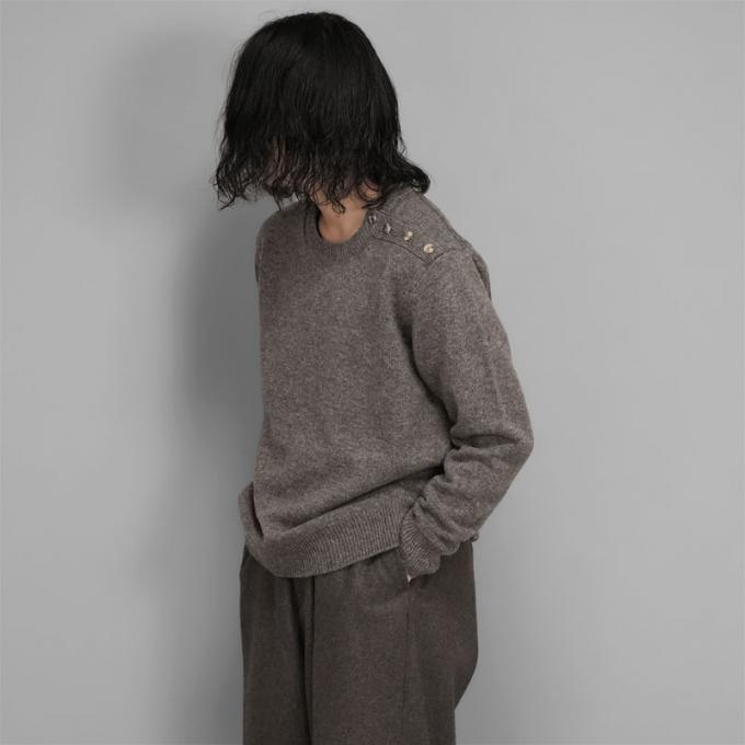 ANSNAM / Wool Pull Over (Turtle Dove)