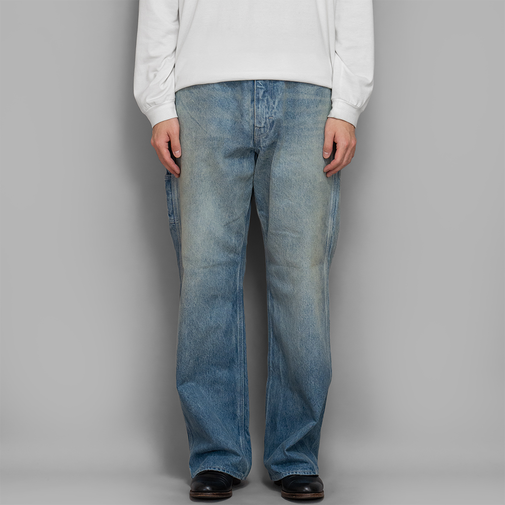 パンツ SELVEDGE FADED HEAVY DENIM PANTS SELVEDGE FADED LIGHT DENIM WIDE PANTS