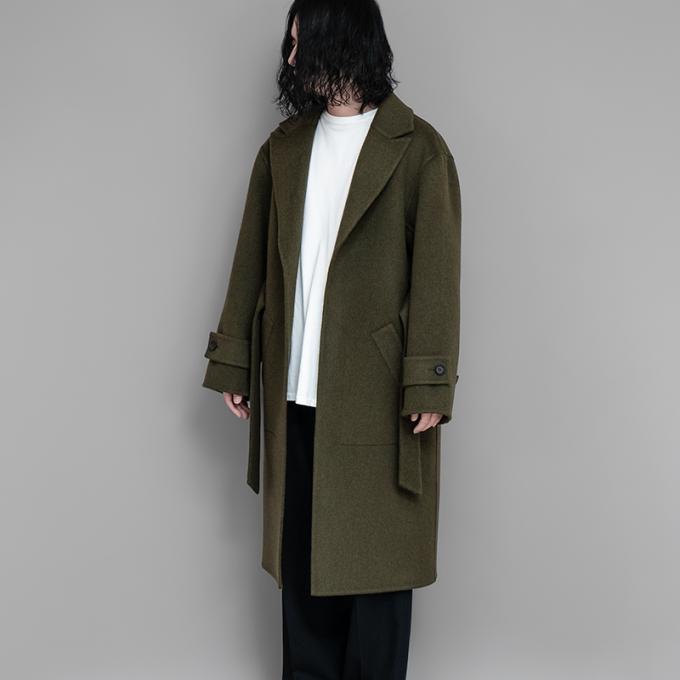 postelegant  22aw wool rever coat コート