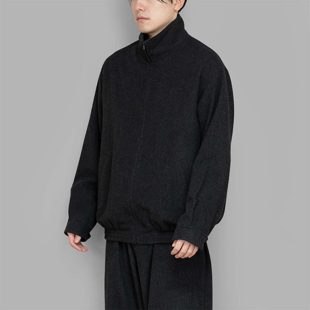 COMOLI / カシミヤ トラックジャケット (Charcoal)