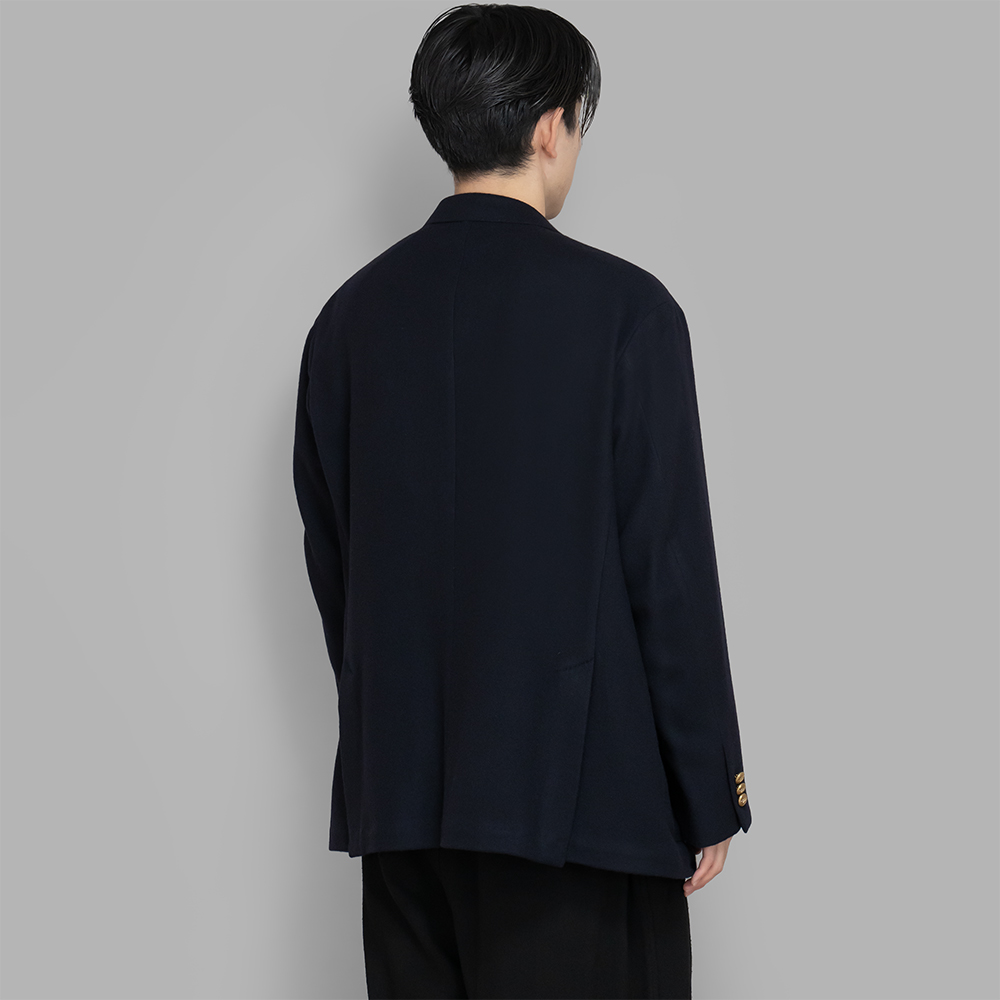 COMOLI / カシミヤ ネイビーブレザー | twelve
