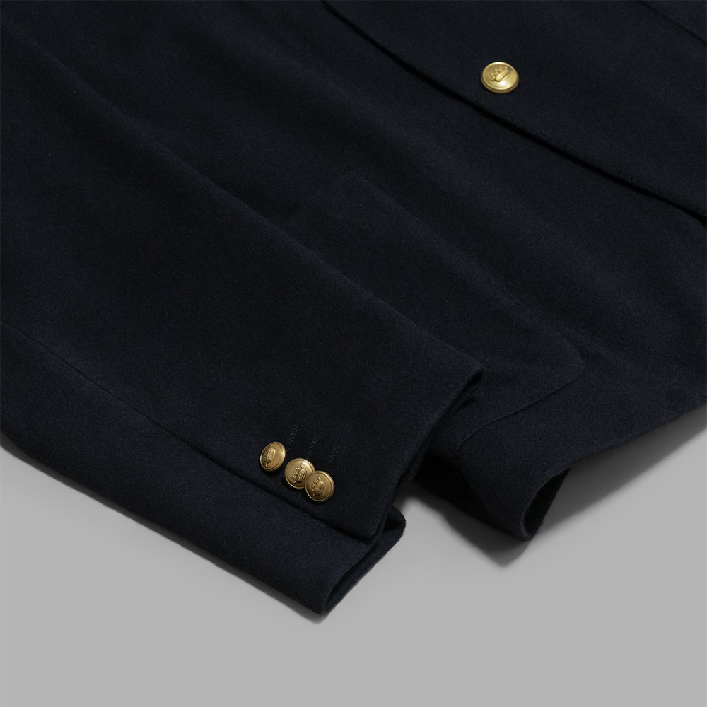 COMOLI / カシミヤ ネイビーブレザー | twelve