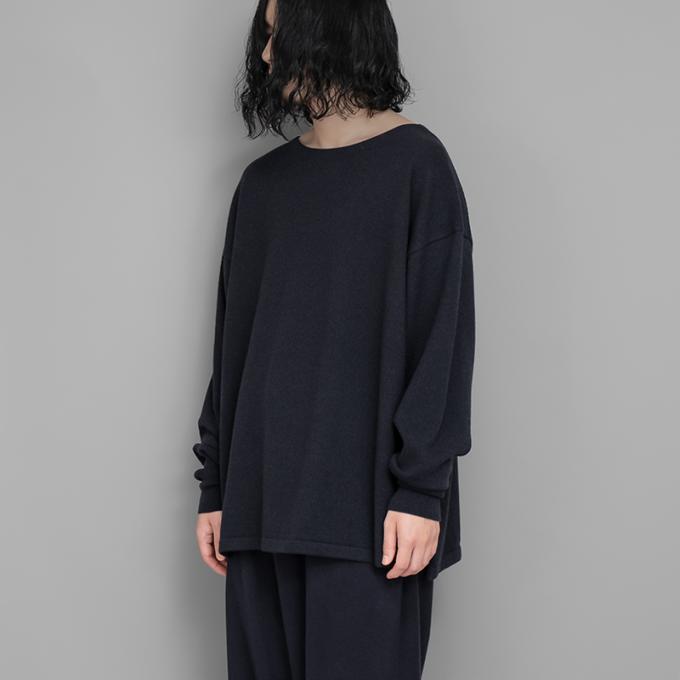 COMOLI / カシミヤ コモリニット(Navy)