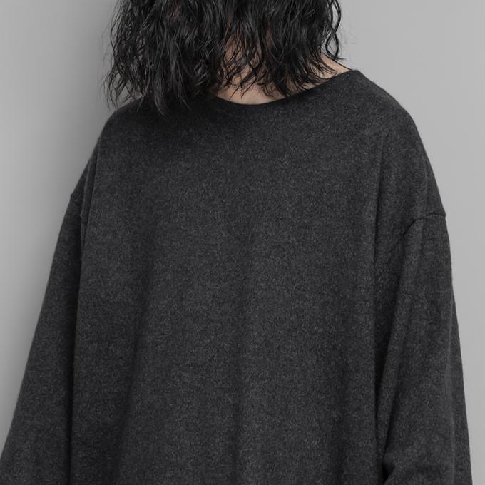 COMOLI / カシミヤ コモリニット(Charcoal) | twelve