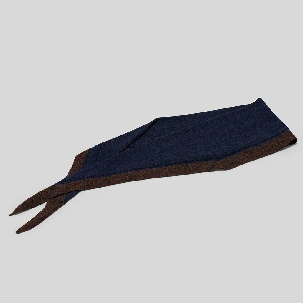 ANSNAM / Stingray Scalf (Navy / Brown)