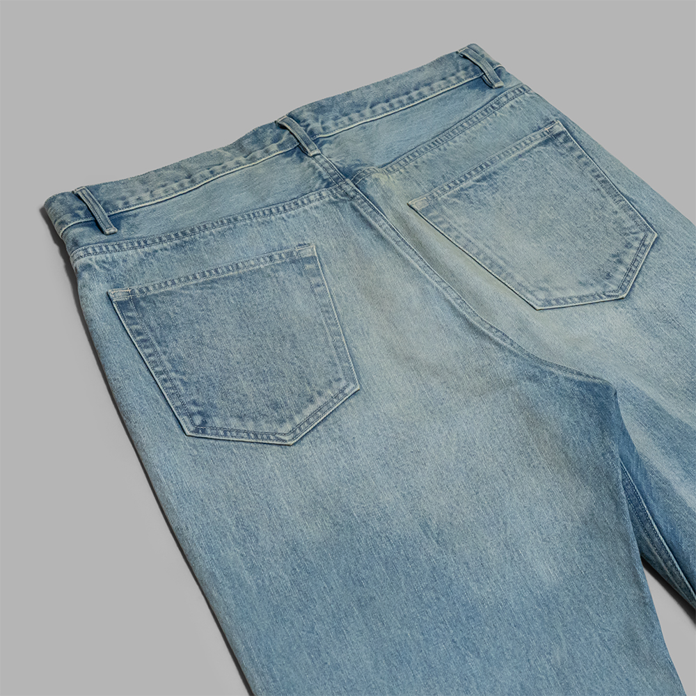 AURALEE / Selvedge Faded Heavy Denim Wide Pants | twelve