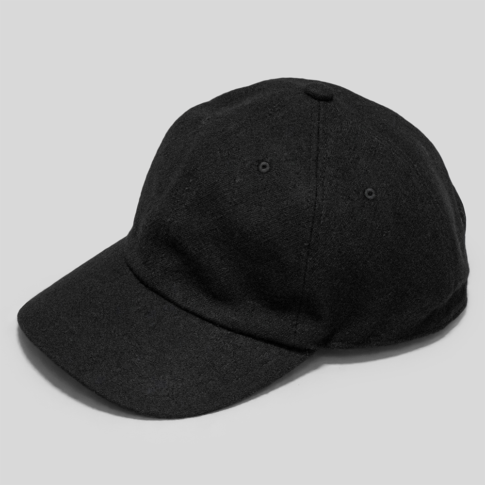 ERA. / Shukuju Wool 6 Panel Cap (Black)