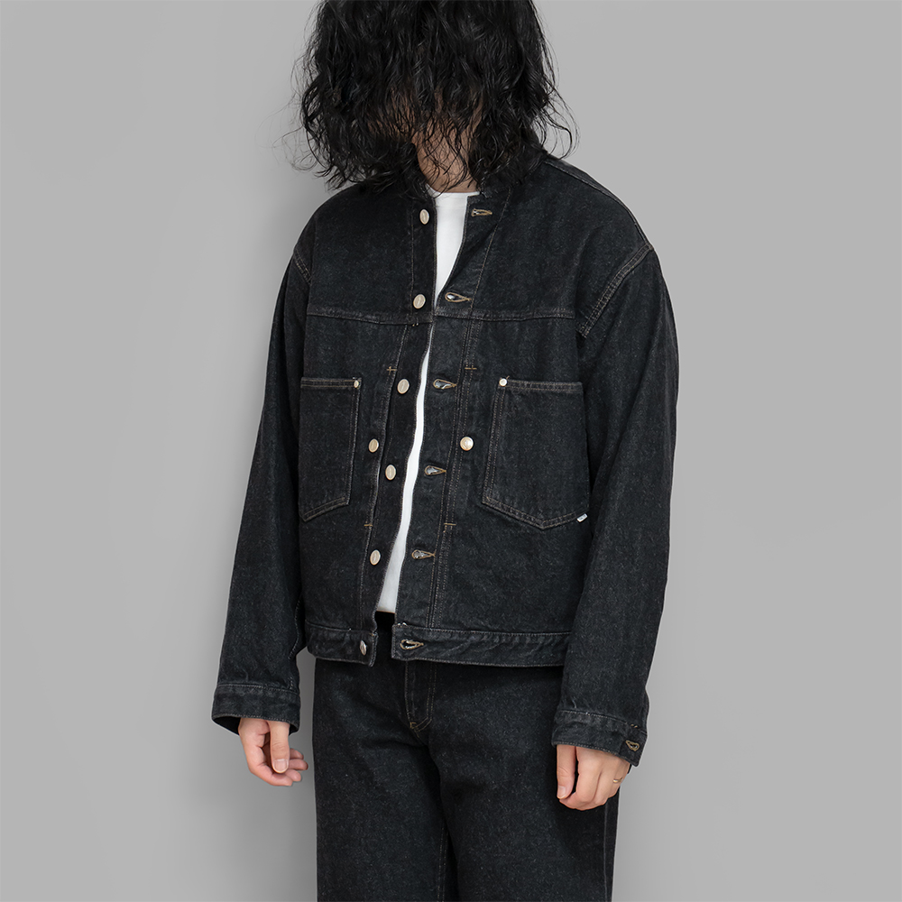 STABILIZER GNZ / Stand Collar Jacket (C.Black)