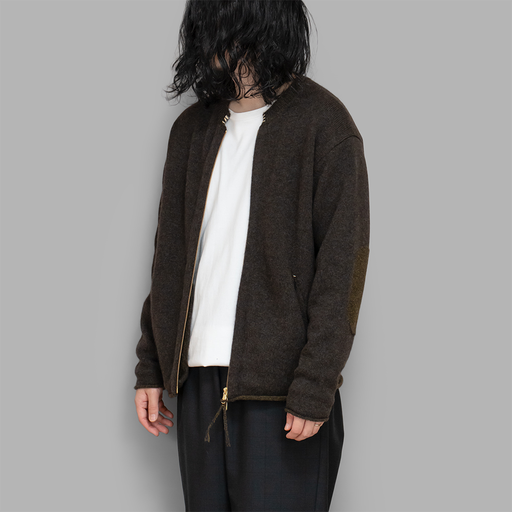 MAATEE&SONS / ひょっとこ起毛 JIp Jacket (D.Brown)