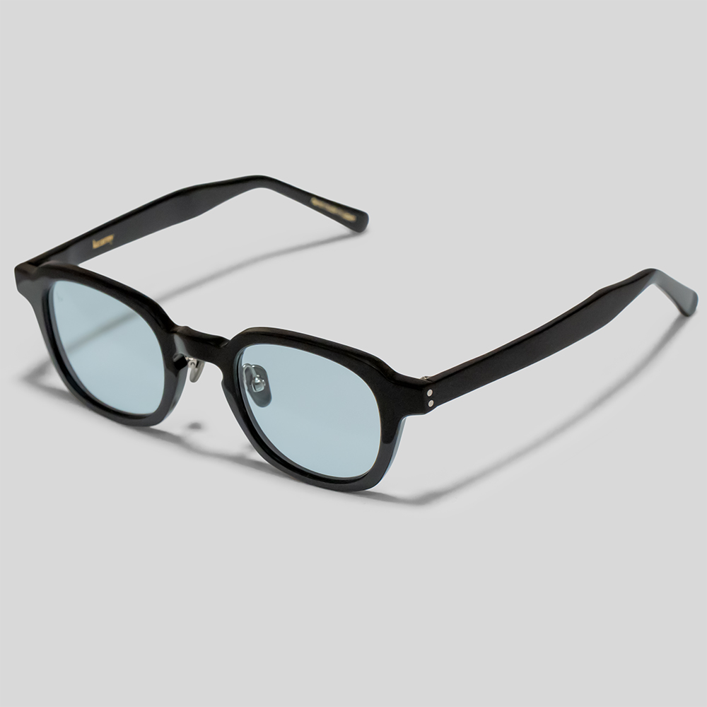 kearny / Desmond (Black × Blue Green Lens)