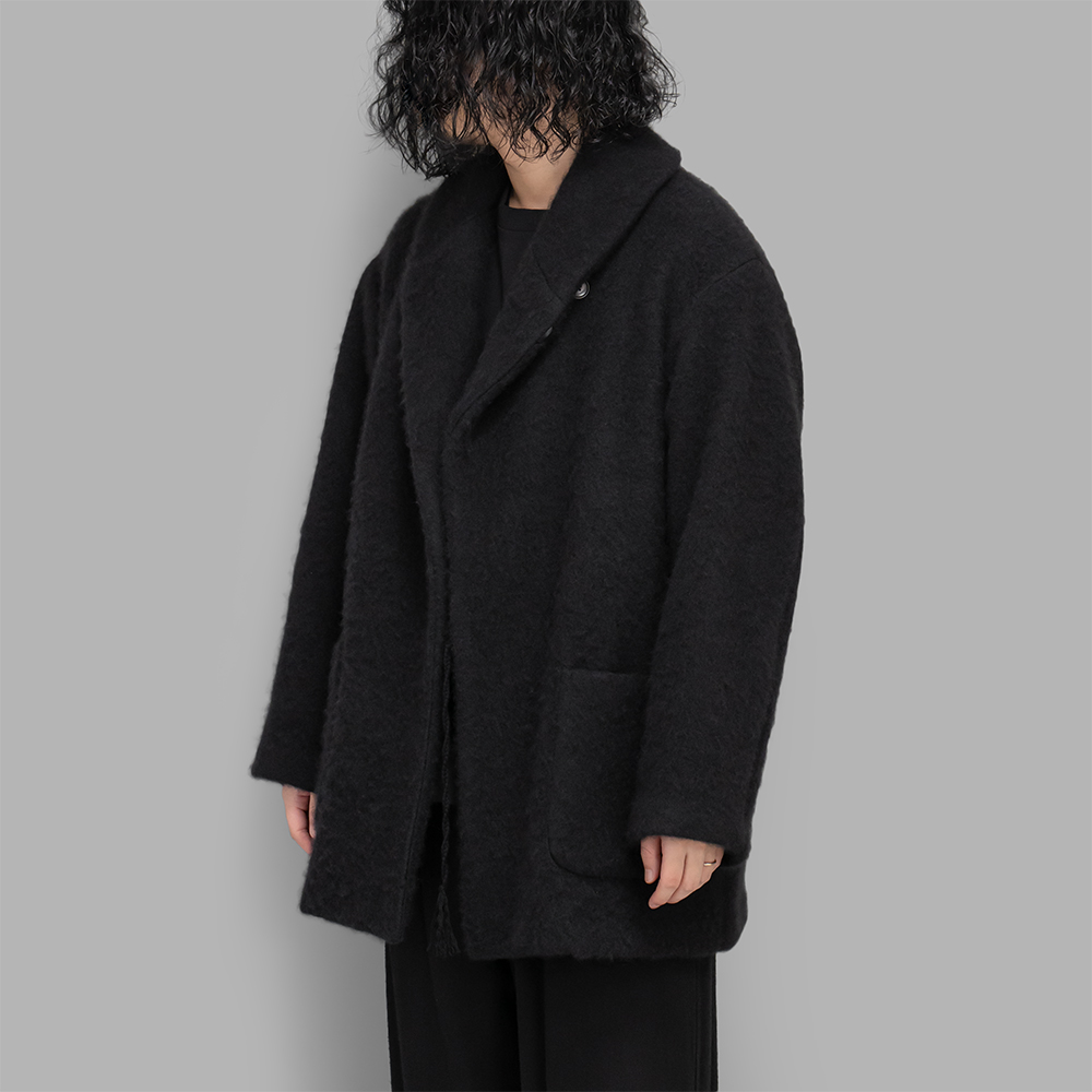 COMOLI / カシミヤ ショールカラーコート