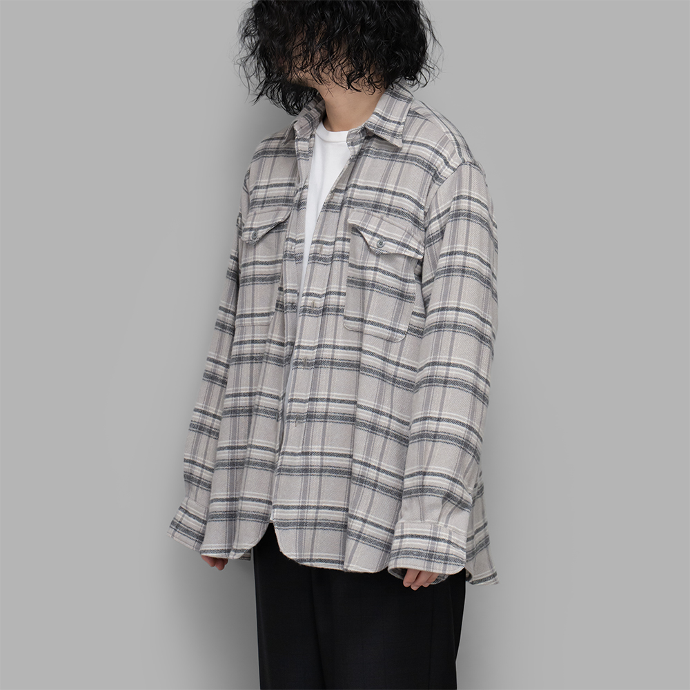 MAATEE&SONS / Cashmere Nel Shirts (Gray)