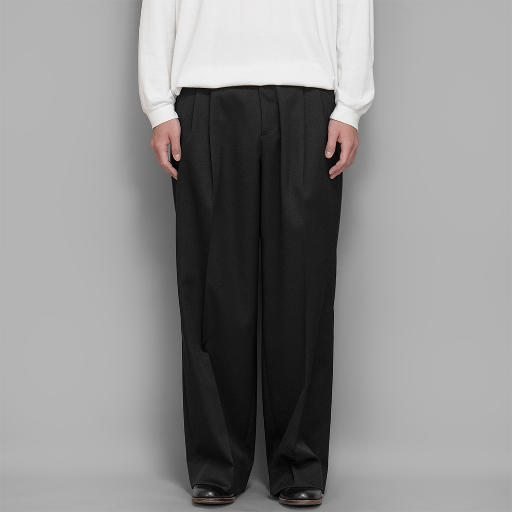 ssstein / Long Wide Trousers (Black)