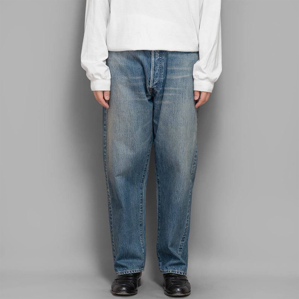 A.PRESSE / NO.22 Washed Wide Denim Pants