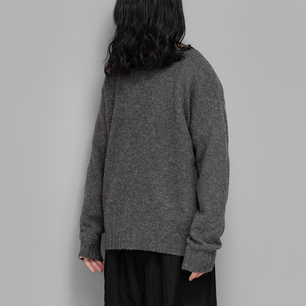 USED / Wool Crew Neck Knit