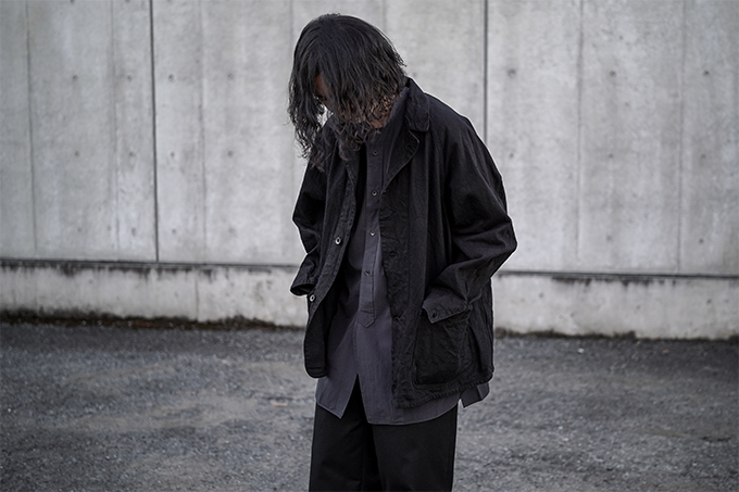 COMOLI / デニム ワークジャケット (Black) | twelve