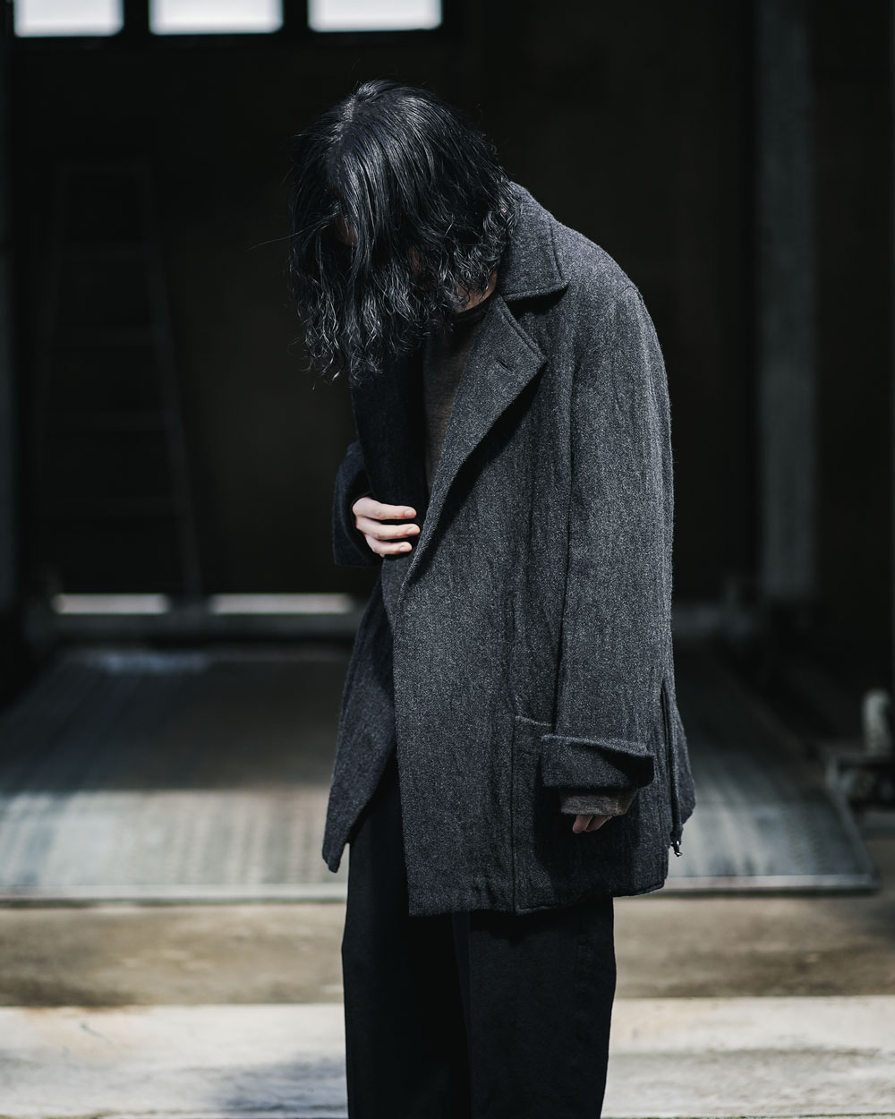 sus-sous / Jacket Takumi (Charcoal Brown) | twelve