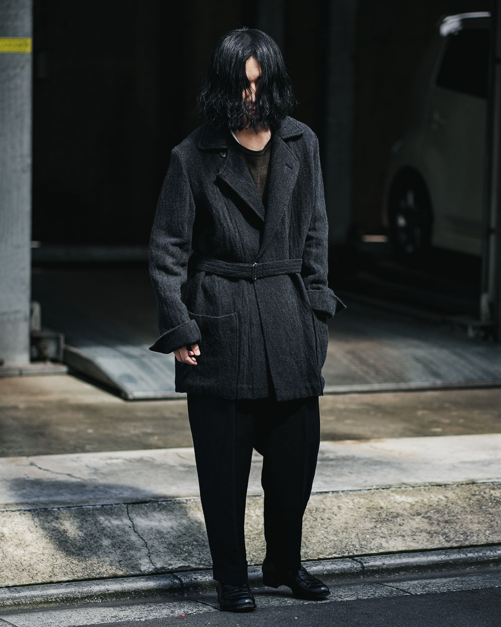 sus-sous / Jacket Takumi (Charcoal Brown) | twelve