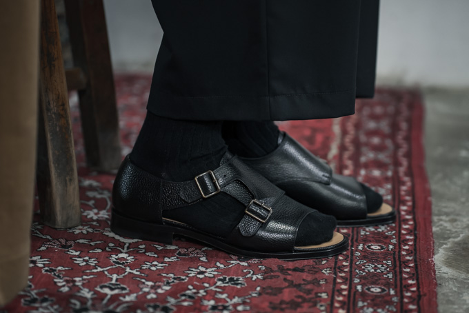 F.lli Giacometti / Double Monk Strap Sandal | twelve