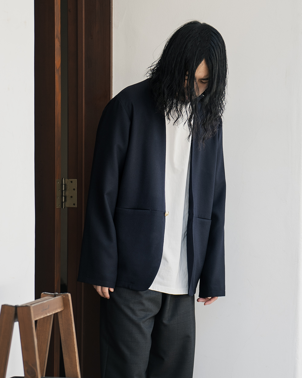 SALE】m's braque / No Collar S1B Jacket | twelve