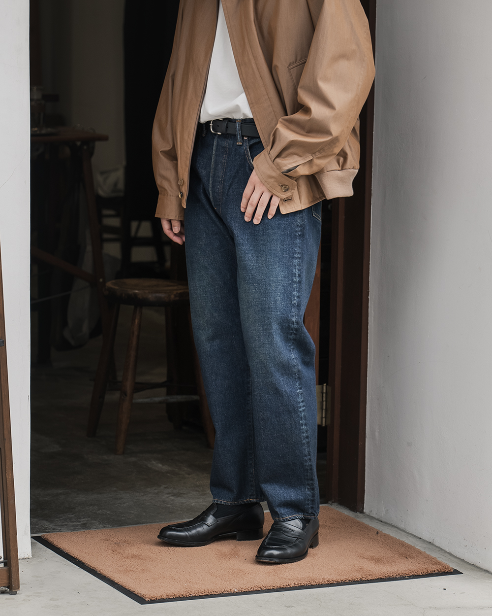 A.PRESSE / Washed Denim Pants E (Indigo) | twelve