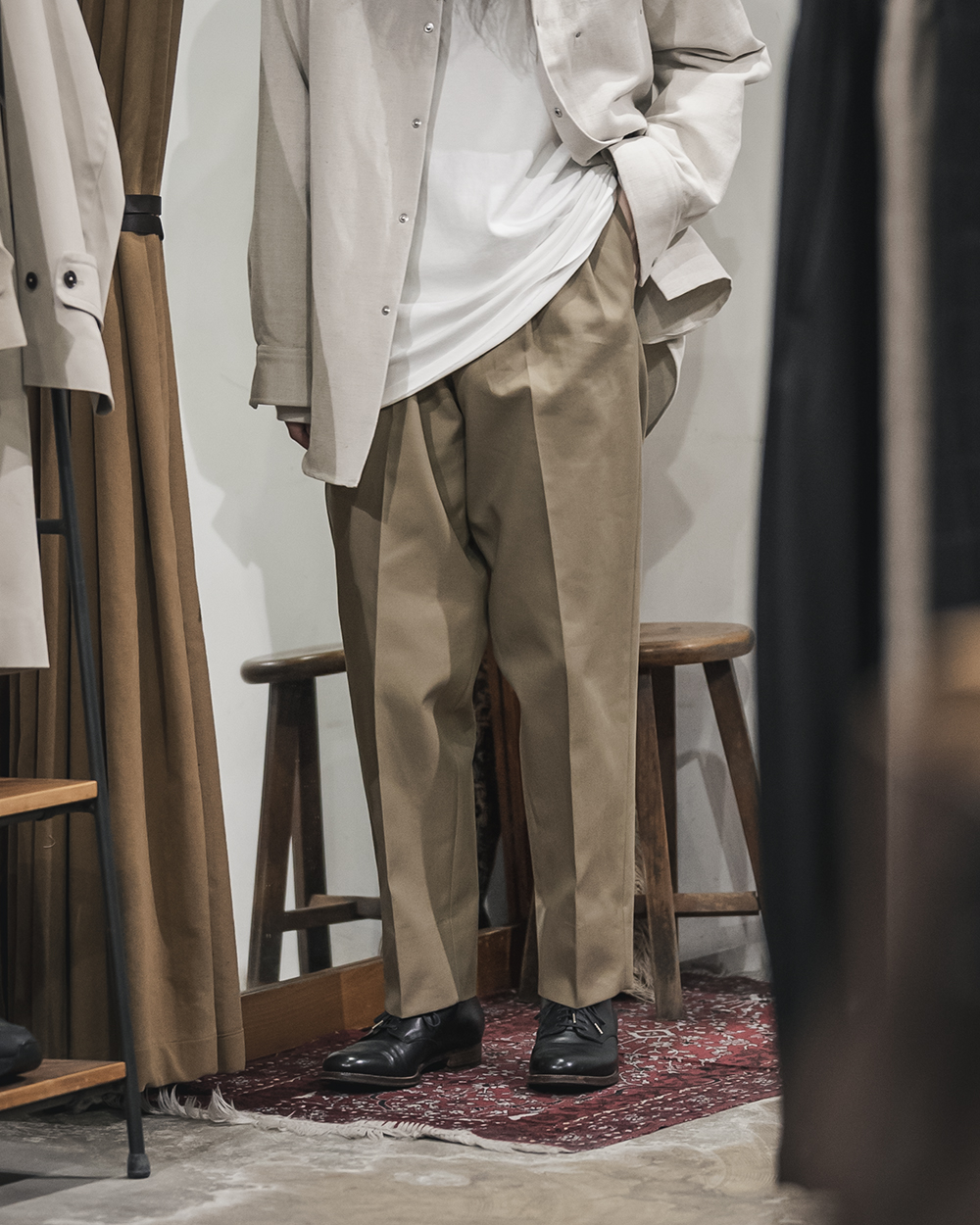 HEUGN（ユーゲン）George 2P TROUSERS - CHINO - スラックス