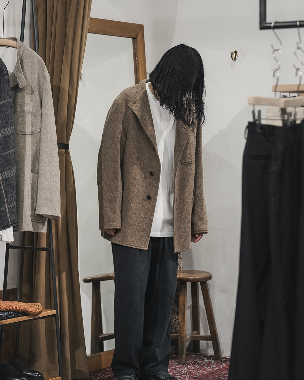メーカー再生品 【週末限定】a.presse ファッション Tweed Tweed