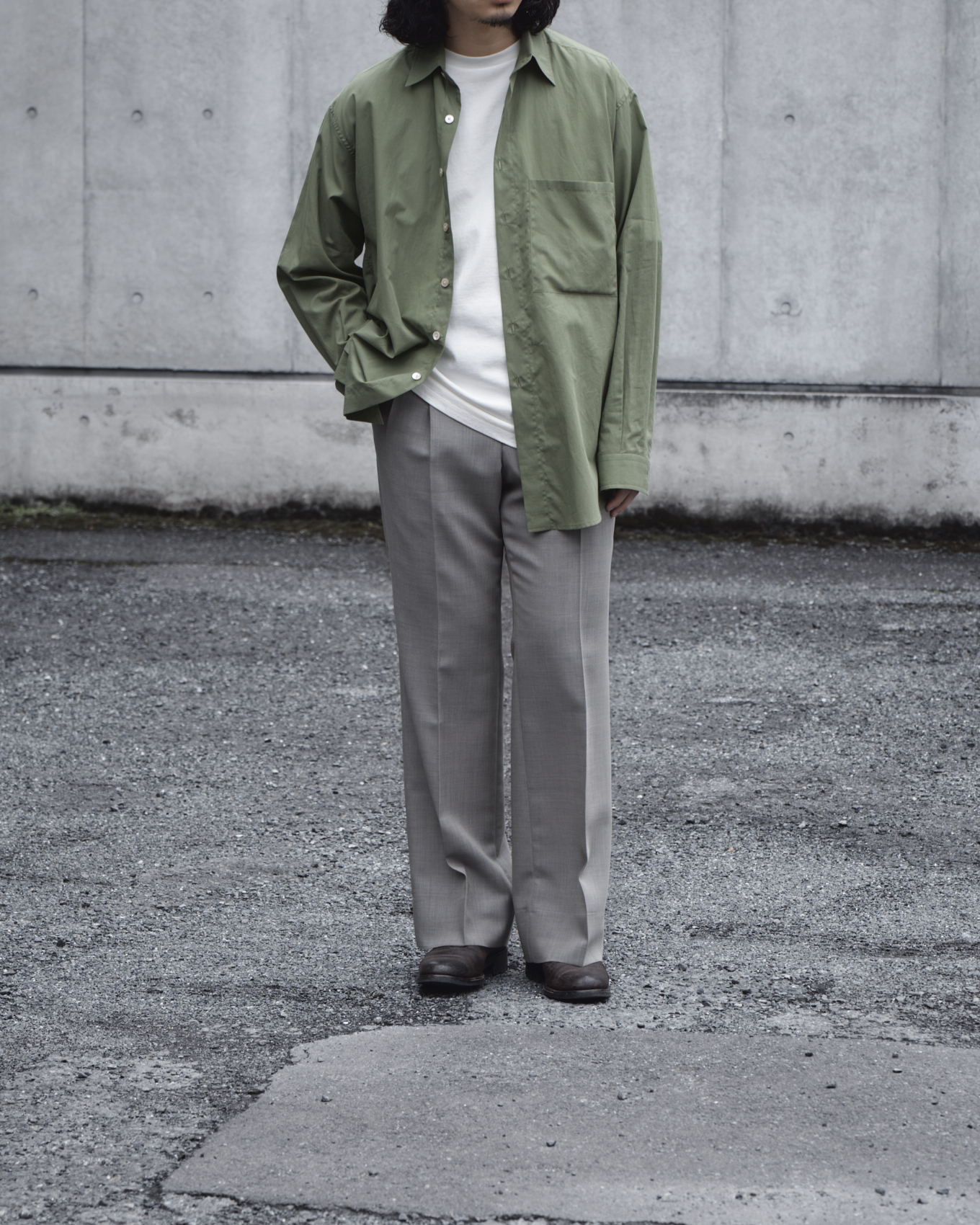 MAATEE&SONS / 永遠スラックス フレア (Greige) | twelve